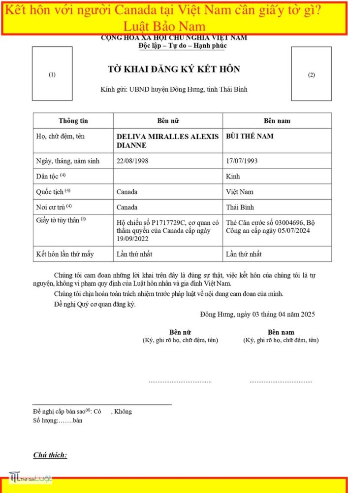 Đăng ký kết hôn cần giấy tờ gì - Đăng ký kết hôn cần giấy tờ gì để nộp