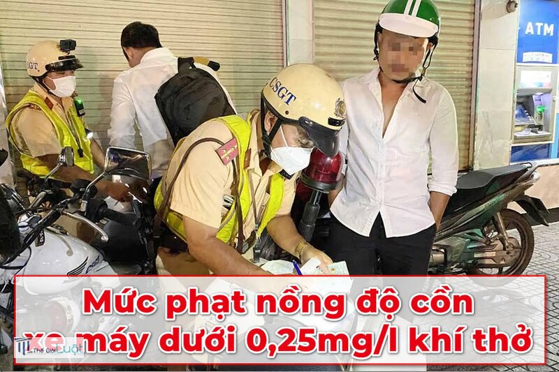 Nồng độ cồn bao nhiêu thì bị phạt - Nồng độ cồn bao nhiêu thì bị phạt với từng loại xe