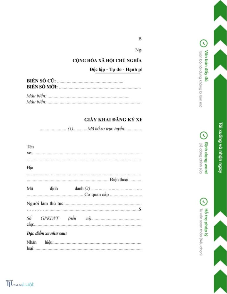 Sang tên xe máy cần giấy tờ gì - Checklist bên mua Sang tên xe máy cần giấy tờ gì - Checklist bên mua