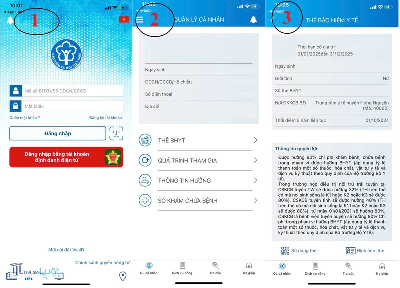 Tra cứu BHYT - Tra cứu qua tài khoản định danh điện tử VNeID Tra cứu BHYT - Tra cứu qua tài khoản định danh điện tử VNeID