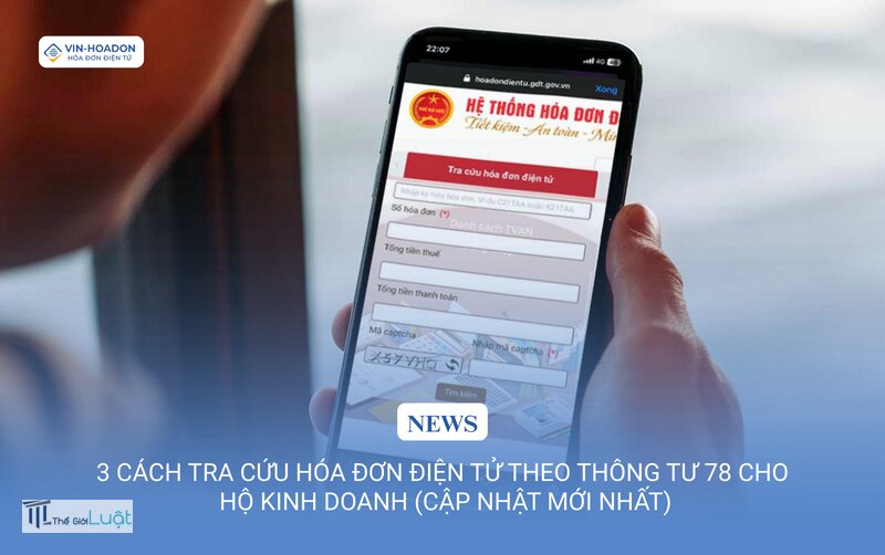 Tra cứu hóa đơn - Đối chiếu từng chi tiết