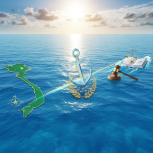 Cách xác định đường biên giới quốc gia trên biển theo luật