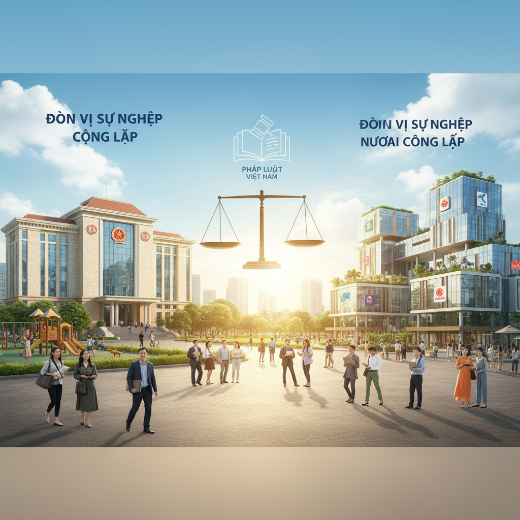 Đơn vị sự nghiệp công lập và ngoài công lập là gì?