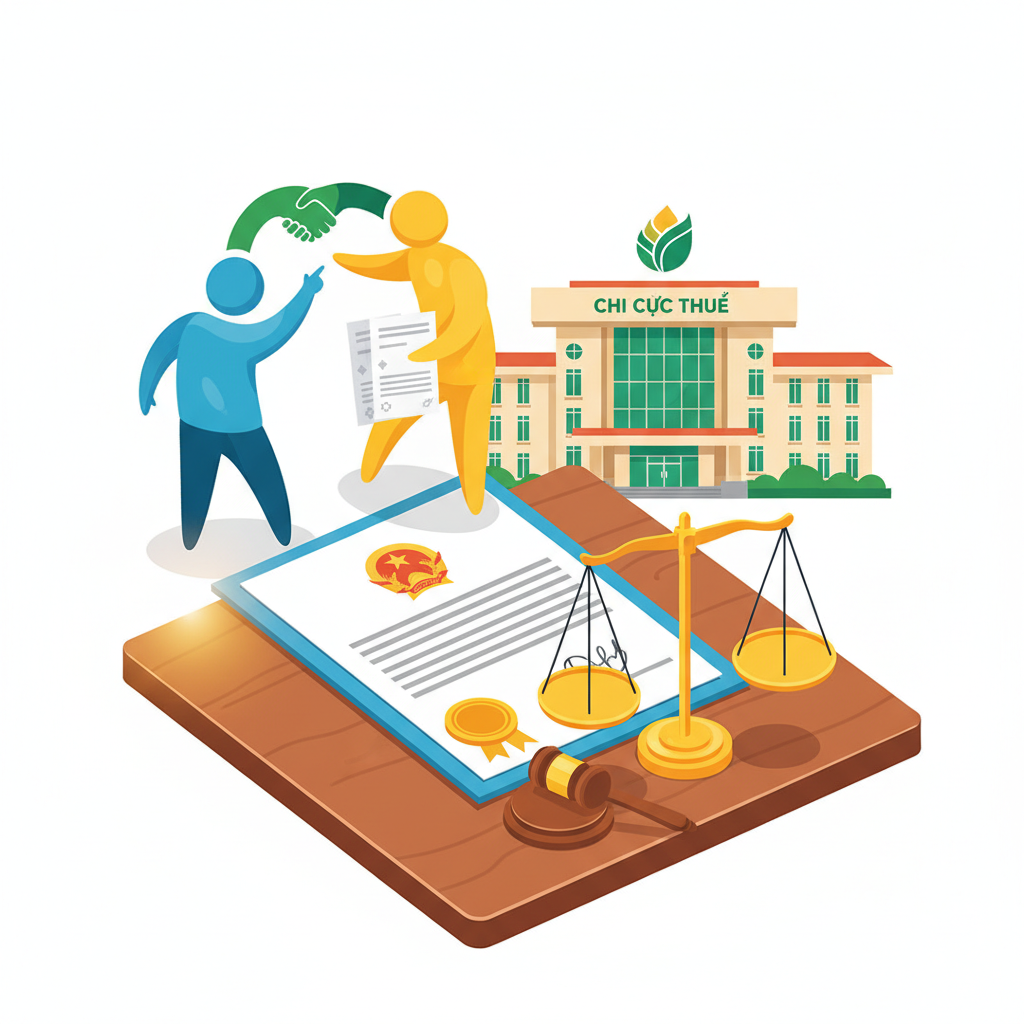 Giấy uỷ quyền Đại diện mua hóa đơn của công ty tại chi cục thuế