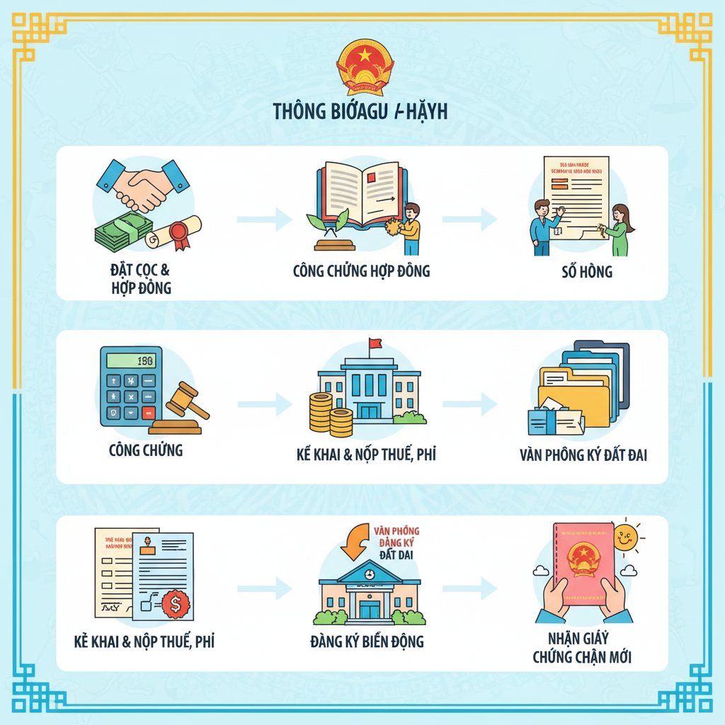 thủ tục mua bán đất