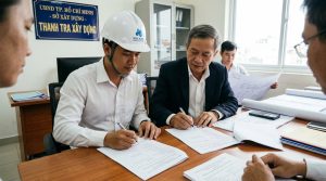 MẪU BIÊN BẢN NGHIỆM THU CÔNG VIỆC XÂY DỰNG SONG NGỮ ANH-VIỆT - MINUTES ON INSPECTION AND APPROVAL OF WORK ITEM