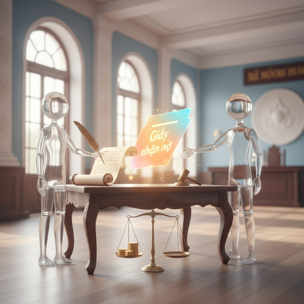 Mẫu Biên bản xác nhận nợ và cam kết thanh toán (Giấy nhận nợ) - Tiếng Việt (V)