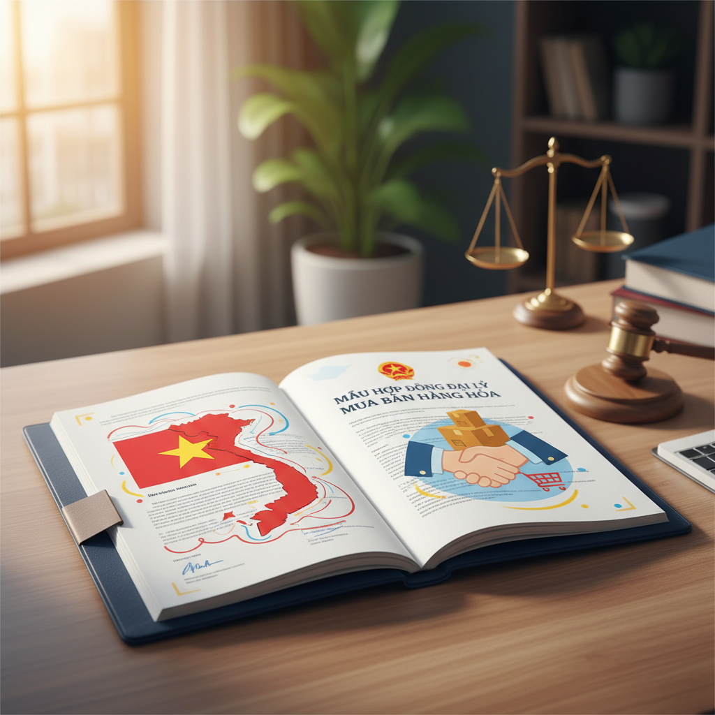 Mẫu hợp đồng đại lý mua bán hàng hóa - Tiếng Việt