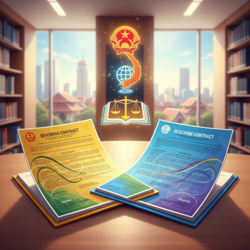 MẪU- HỢP ĐỒNG GIẢNG DẠY (SONG NGỮ)