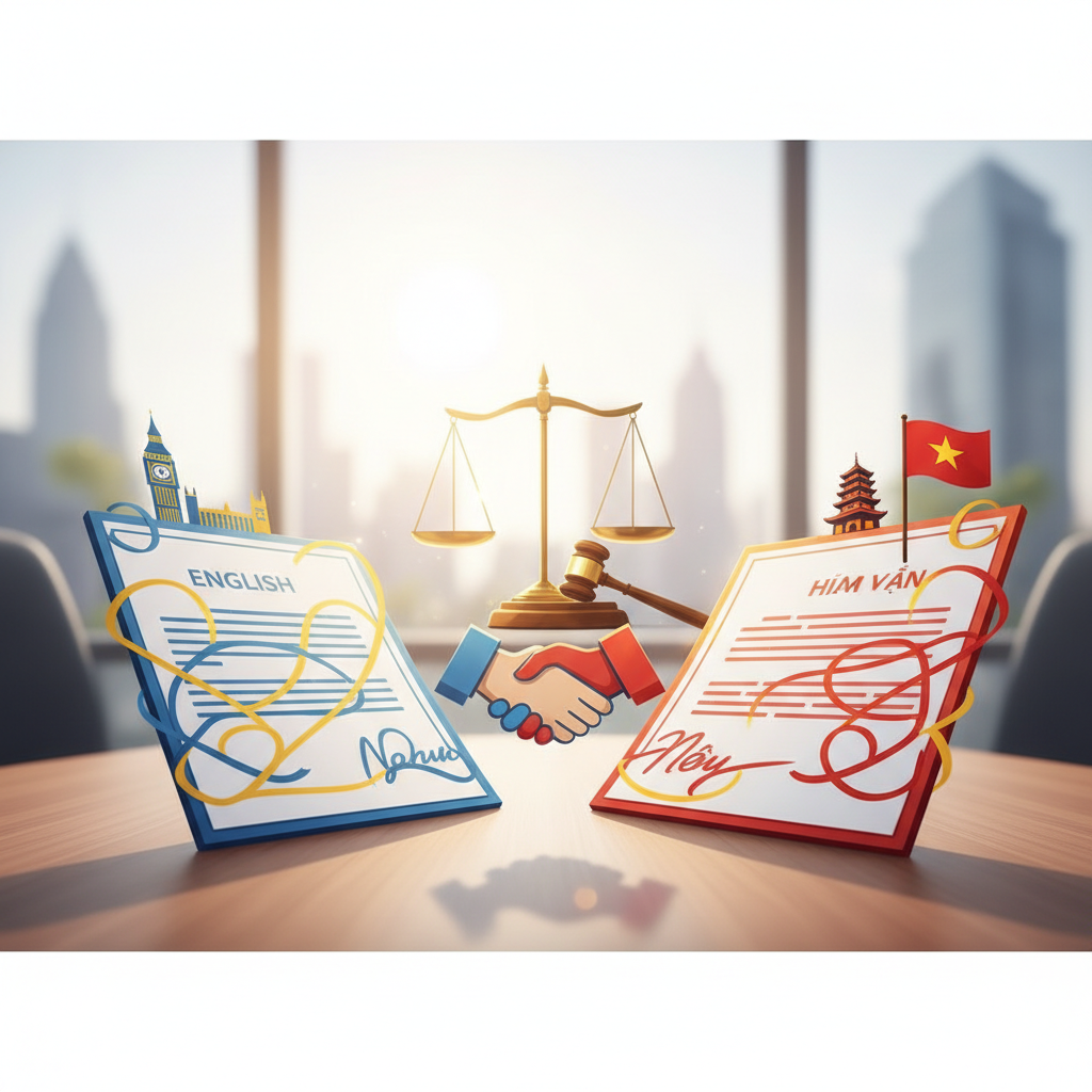 MẪU HỢP ĐỒNG LAO ĐỘNG SONG NGỮ (E-V)