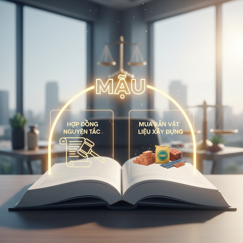 MẪU- HỢP ĐỒNG NGUYÊN TẮC MUA BÁN VẬT LIỆU XÂY DỰNG