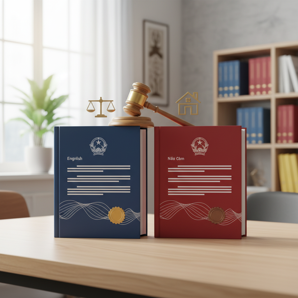 Mẫu Hợp đồng Thuê nhà ở Song ngữ (E-V)