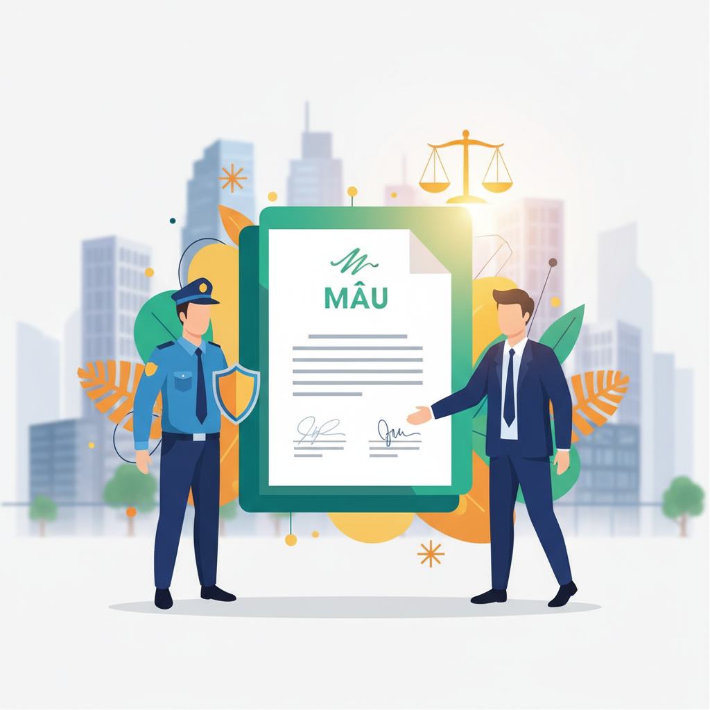 MÂU - HỢP ĐỒNG THUÊ NHÂN VIÊN BẢO VỆ (TIẾNG VIỆT)