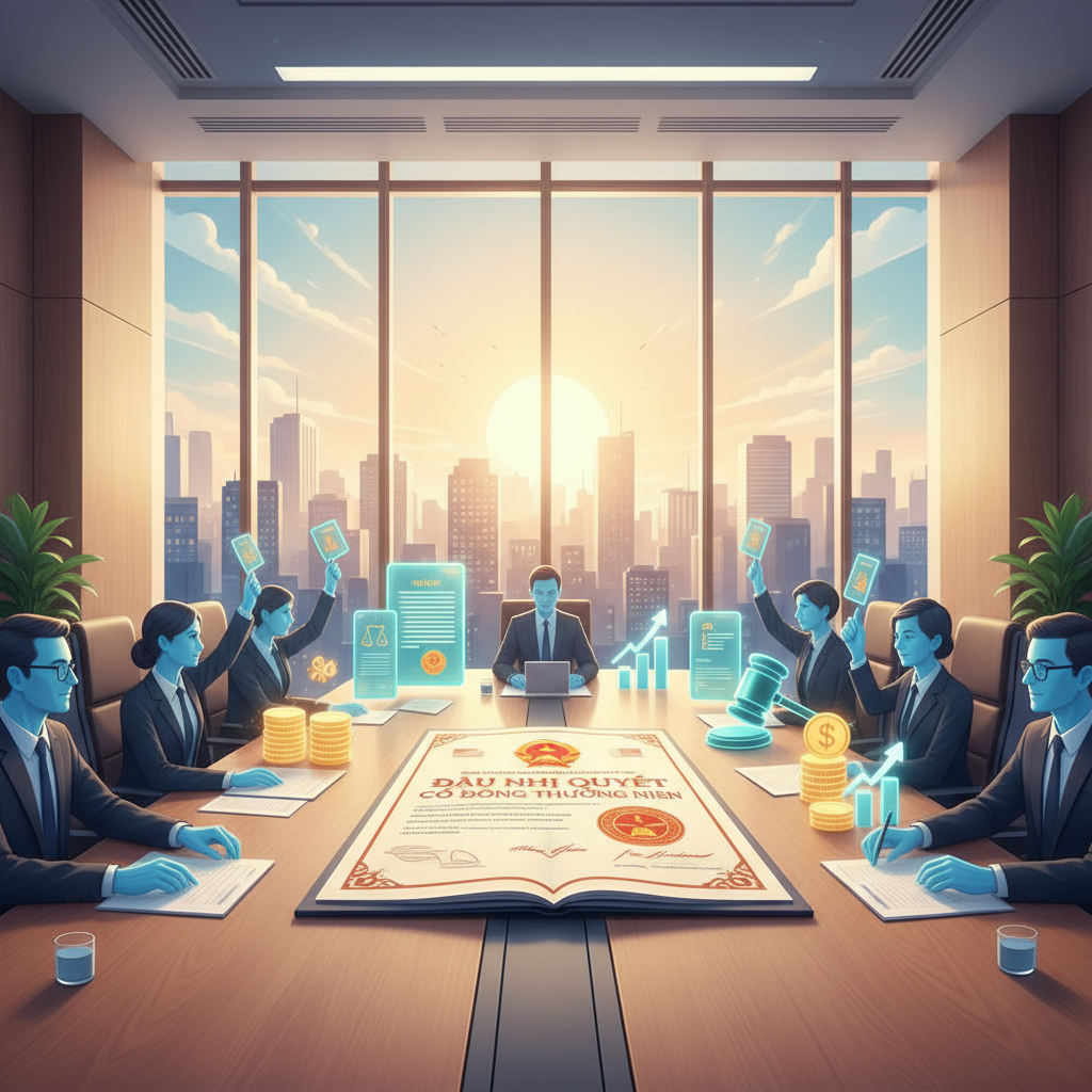 Mẫu nghị quyết đại hội đồng cổ đông thường niên