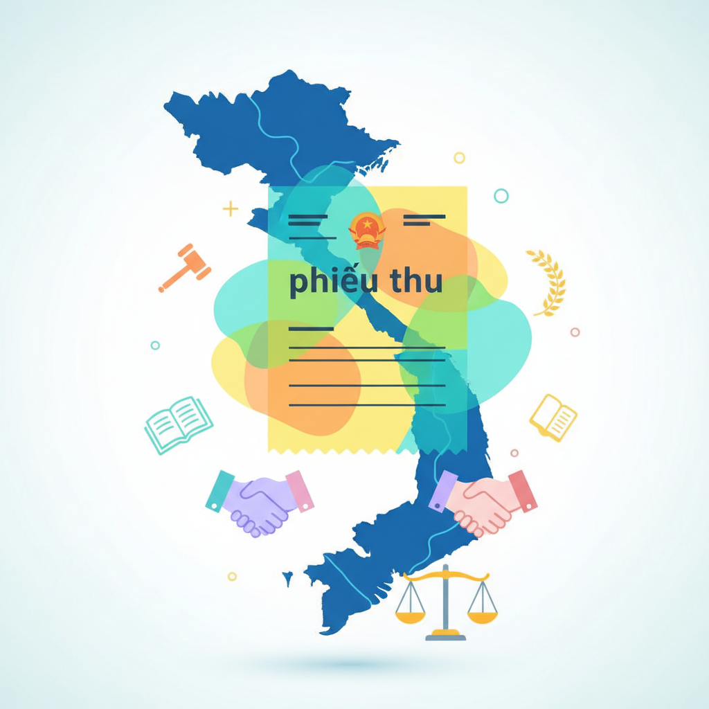 Mẫu - Phiếu thu tiền nhà trọ - Tiếng Việt