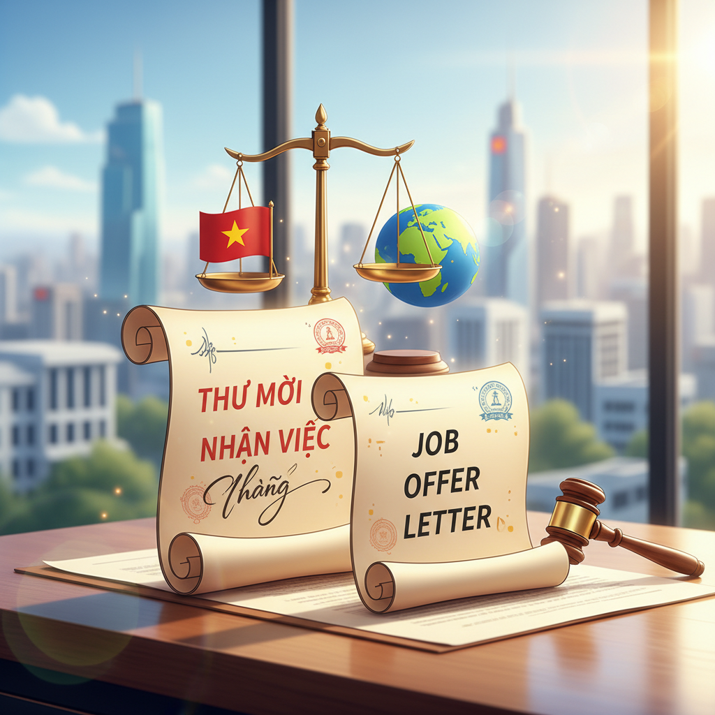 Mẫu - Thư Mời Nhận Việc - Song Ngữ Việt Anh