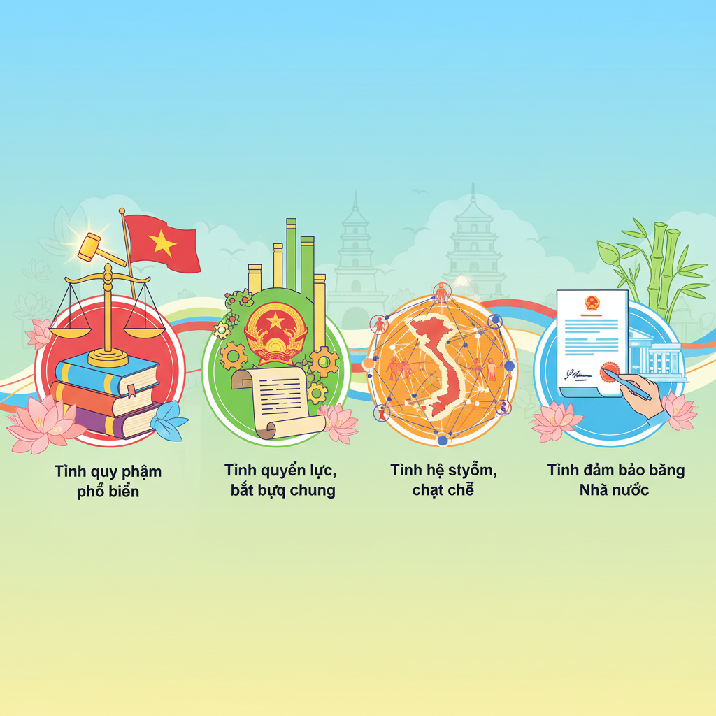 Những đặc điểm (dấu hiệu) cơ bản của pháp luật trong khoa học pháp lý