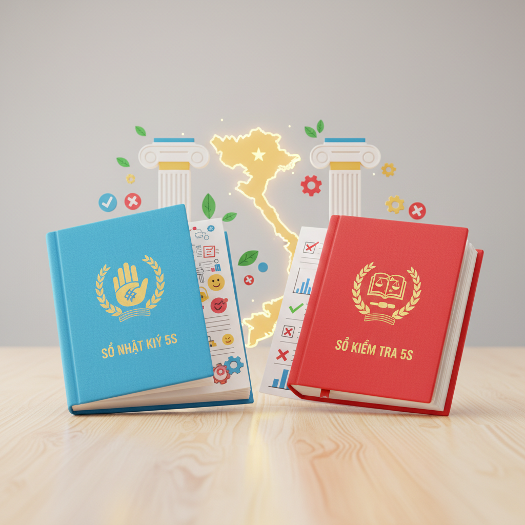 SỔ NHẬT KÝ 5S - SỔ KIỂM TRA 5S