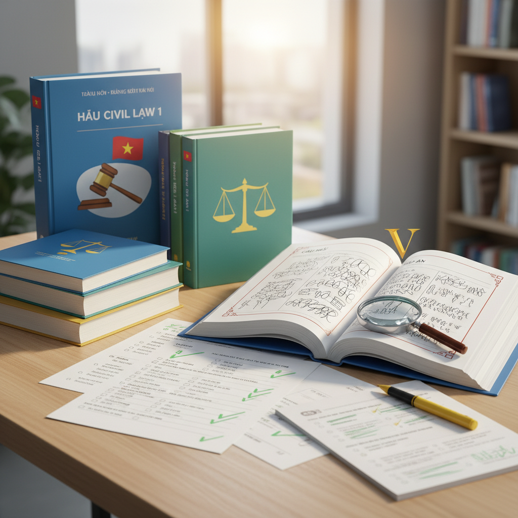 Tài liệu ôn tập môn Luật dân sự 1 - có đáp án