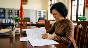 Mẫu - Phiếu thu tiền nhà trọ - Tiếng Việt