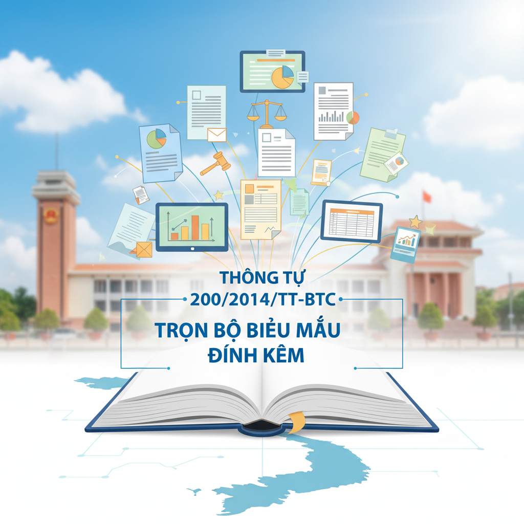TRỌN BỘ BIỂU MẪU ĐÍNH KÈM THÔNG TƯ 200/2014/TT-BTC