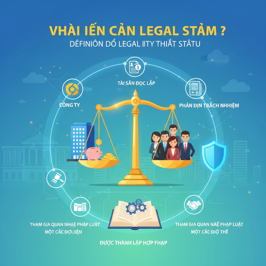 Tư cách pháp nhân là gì? Định nghĩa tư cách pháp nhân